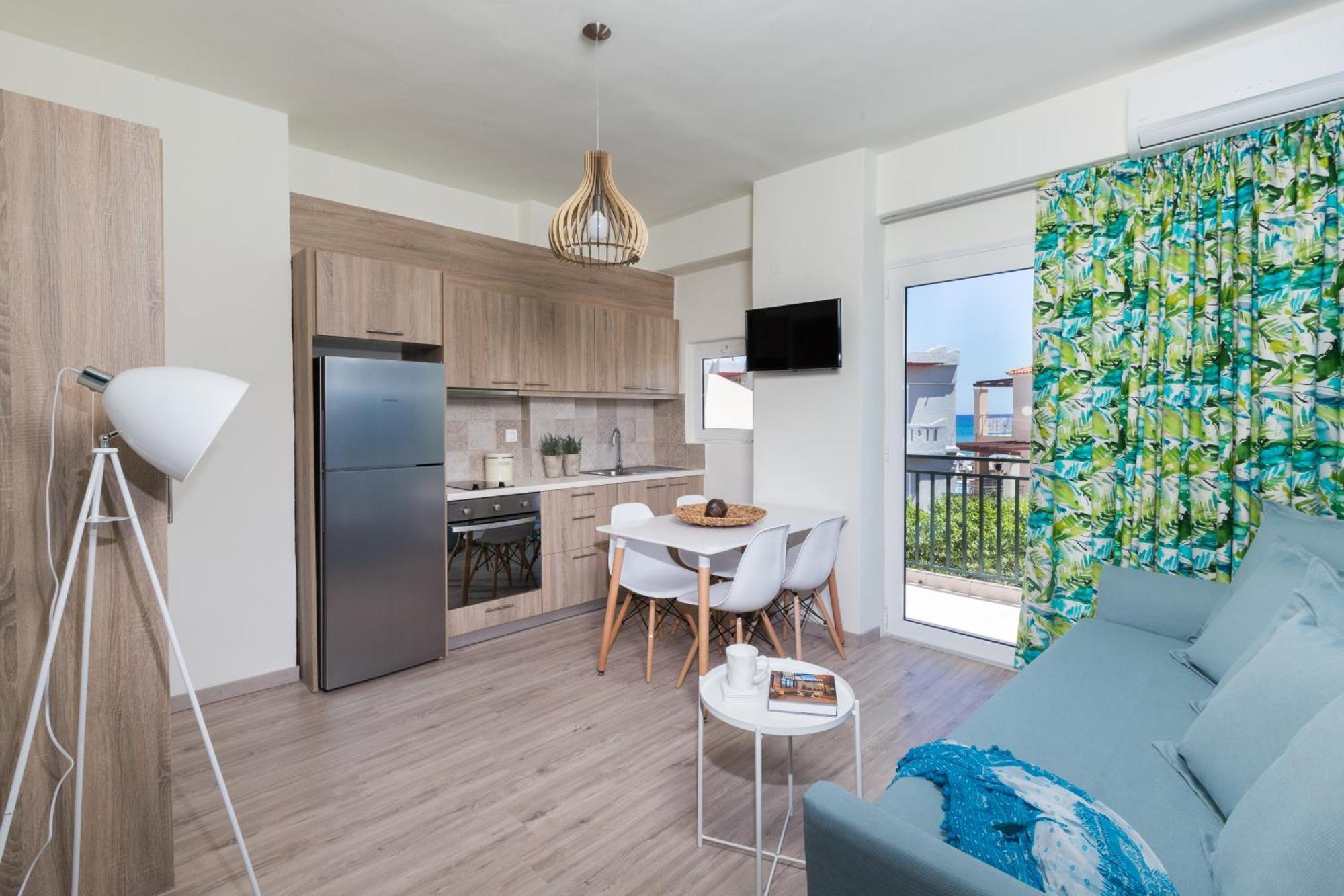 Anemi Blue Apt, Suitable Up To 4, Near The Beach! Rethymno (Crete)